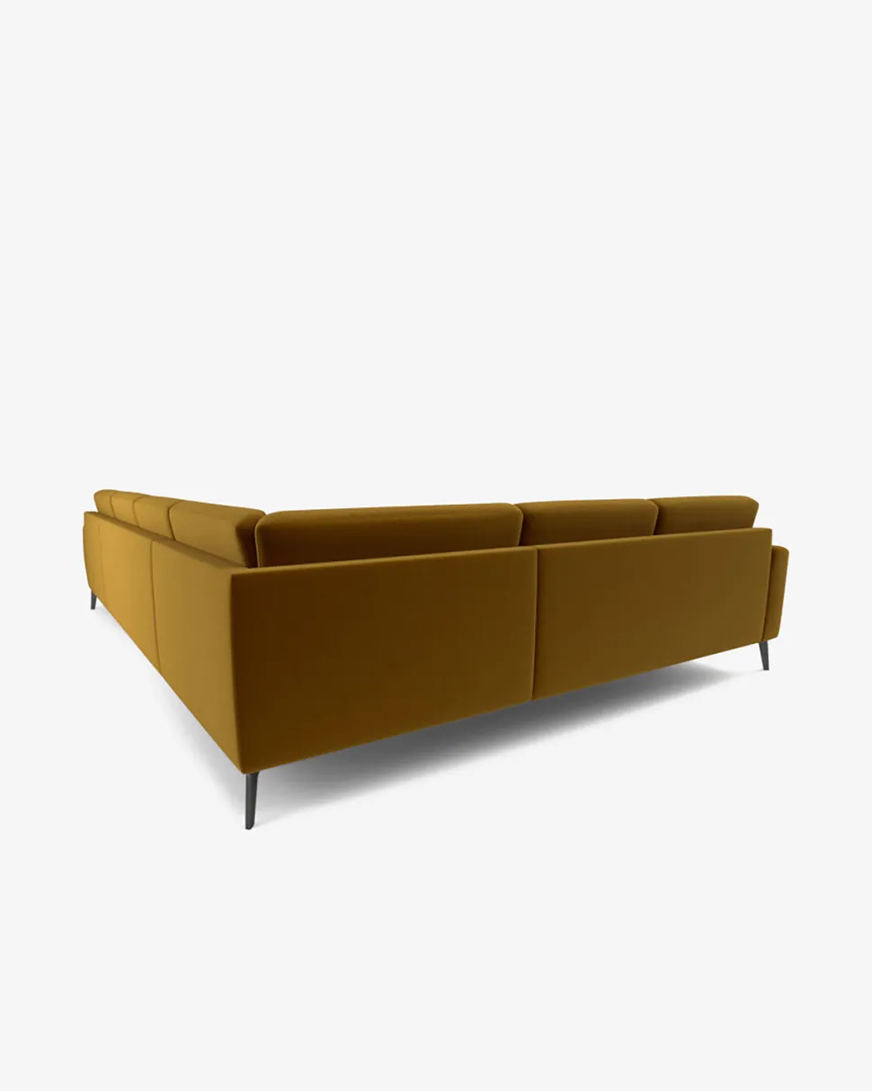Modu hjørnesofa, gold velour