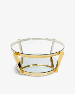 Monocolo sofabord, guld