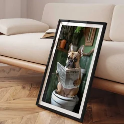 Mops på toilet galleri