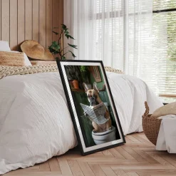 Mops på toilet galleri