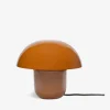Mushroom bordlampe, brun