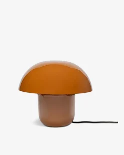 Mushroom bordlampe, brun