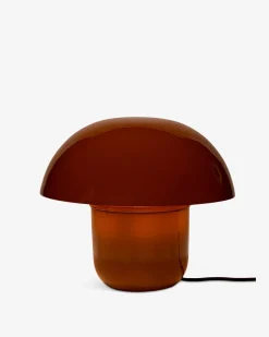 Mushroom bordlampe, brun
