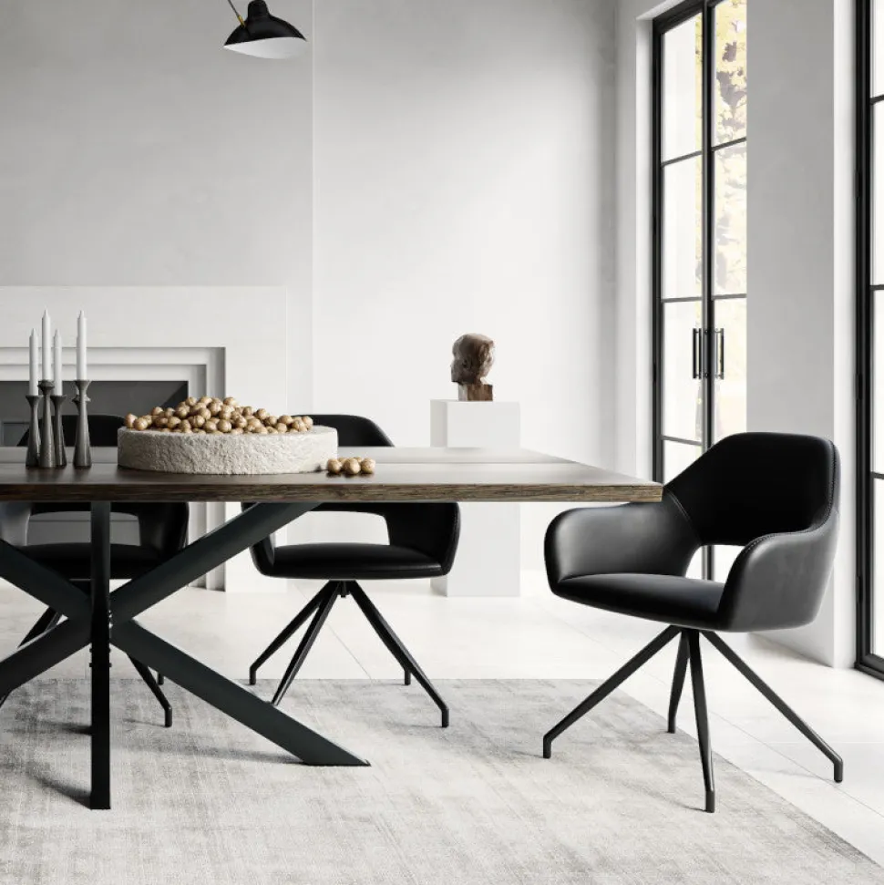 Nola spisebordsstol, sort