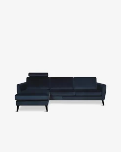 Nova modular sofa m/chaiselong, blå