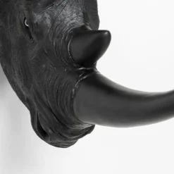 Næsehorn trofæ, antik sort