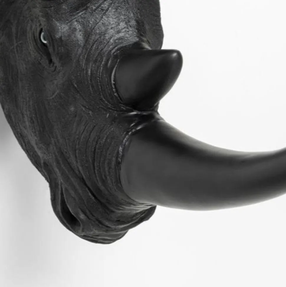 Næsehorn trofæ, antik sort