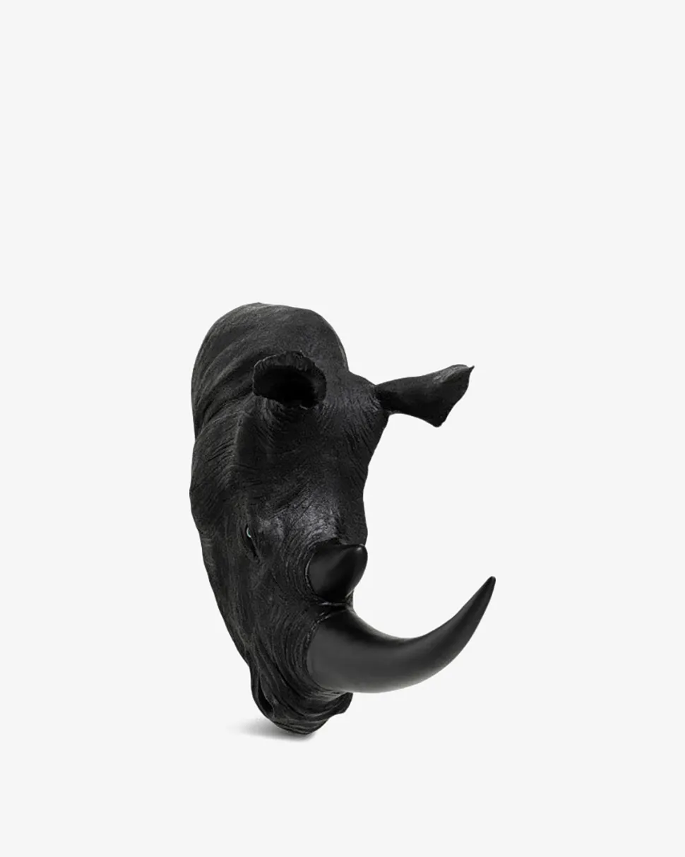 Næsehorn trofæ, antik sort