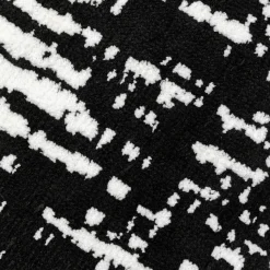 Opaco tæppe sort/hvid 170x240cm