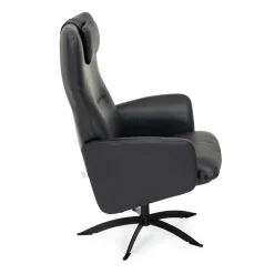 Opus lux, lænestol, sort læder