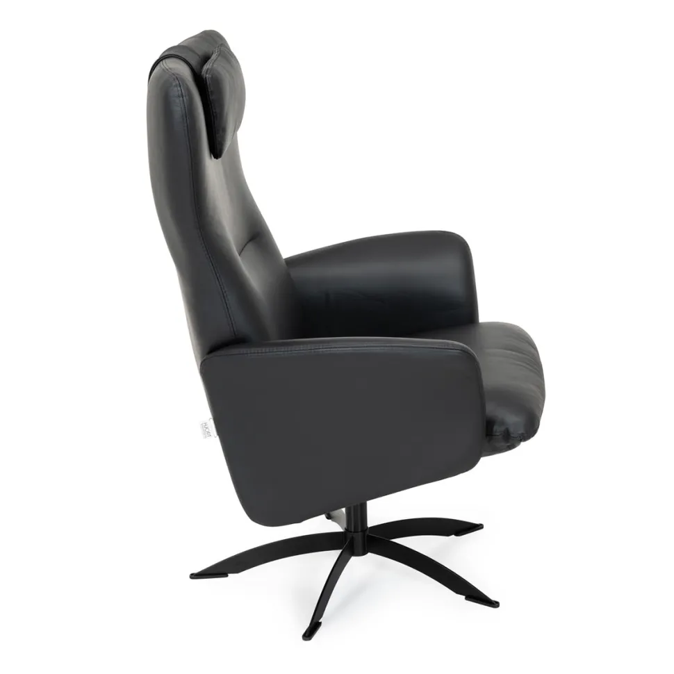 Opus lux, lænestol, sort læder