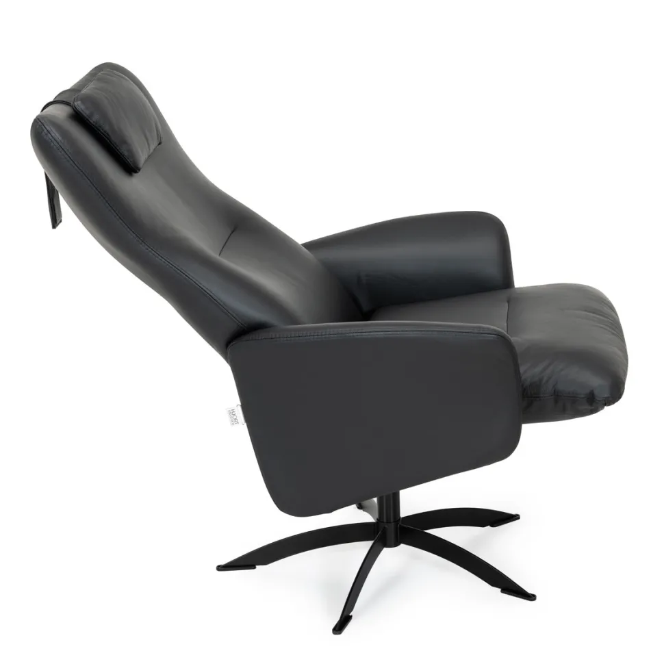 Opus lux, lænestol, sort læder