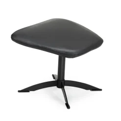 Opus lux, skammel, sort læder