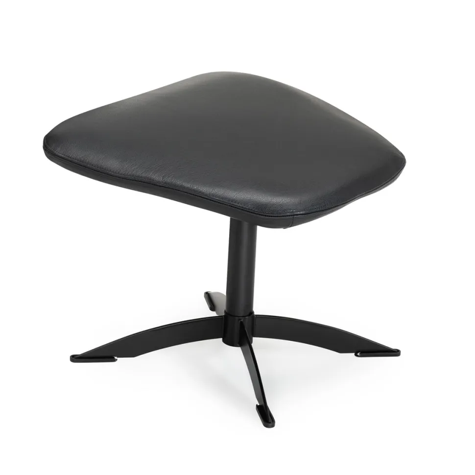 Opus lux, skammel, sort læder