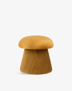 Paddehat puf, mustard #