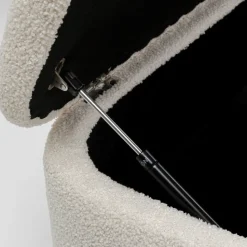 Rico bænk m. opbevaring, creme