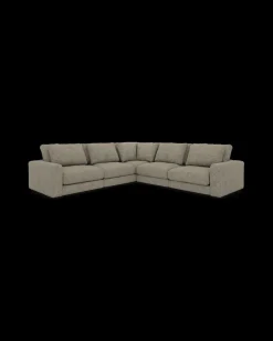 Rio hjørnesofa 5 pers.sofa med bredde arm