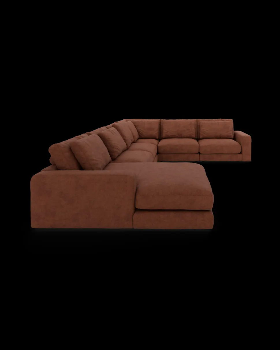 Rio hjørnesofa med chaiseloung venstre