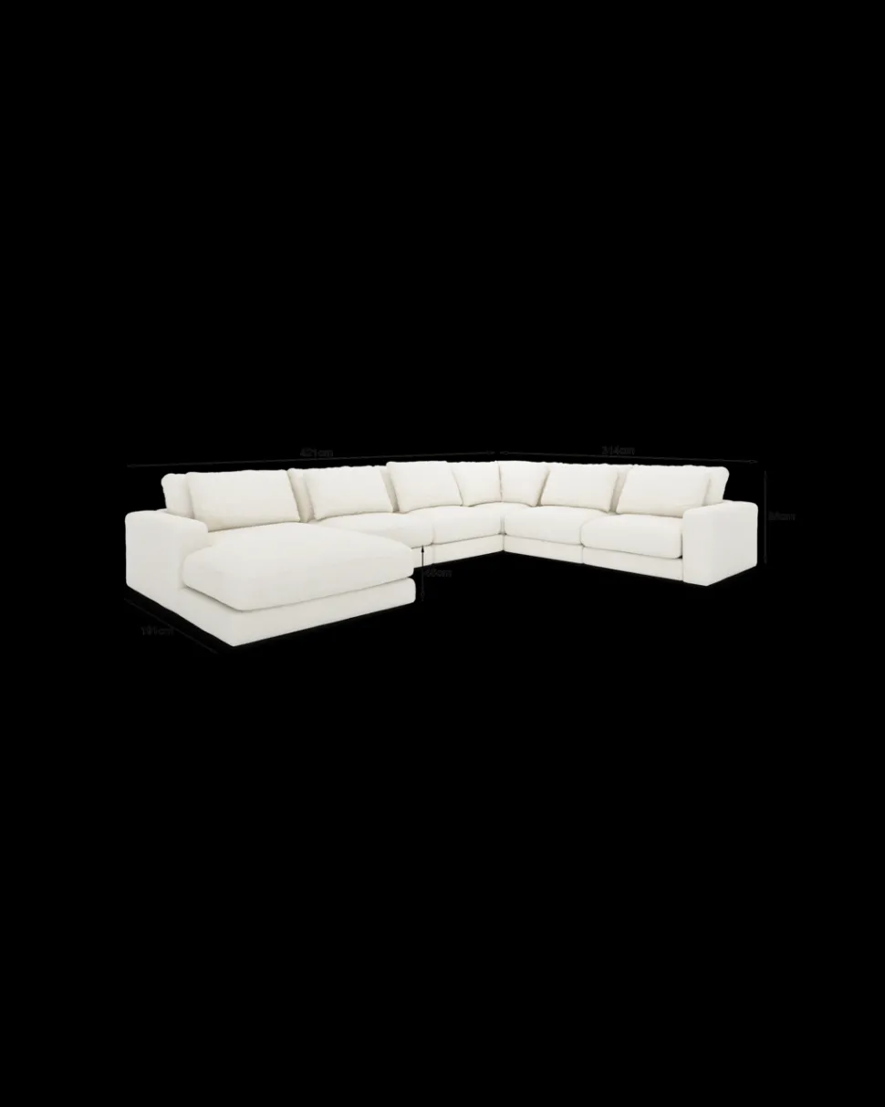 Rio hjørnesofa med chaiseloung venstre