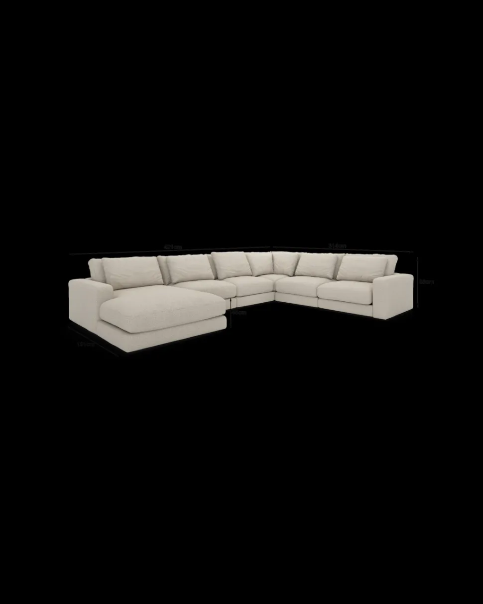 Rio hjørnesofa med chaiseloung venstre