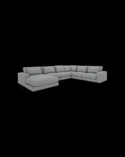 Rio hjørnesofa med chaiseloung venstre