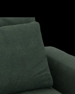 Rio hjørnesofa med pufafslutning venstre og bred arm