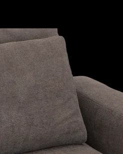 Rio hjørnesofa med pufafslutning venstre og bred arm