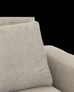 Rio hjørnesofa med pufafslutning venstre og bred arm