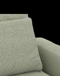 Rio hjørnesofa med pufafslutning venstre og bred arm