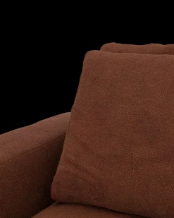 Rio hjørnesofa med pufafslutning højre og bred arm