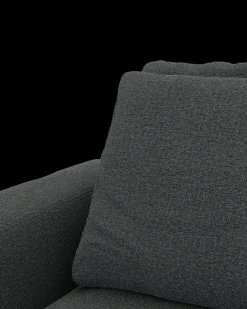 Rio hjørnesofa med pufafslutning højre og bred arm