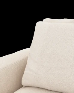 Rio hjørnesofa med pufafslutning højre og bred arm