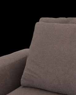 Rio hjørnesofa med pufafslutning højre og bred arm