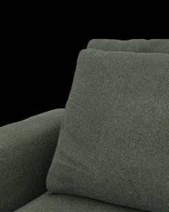 Rio hjørnesofa med pufafslutning højre og bred arm