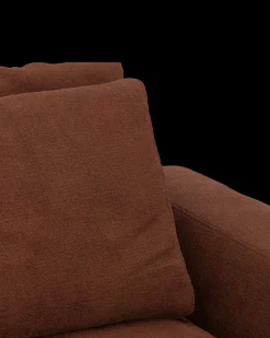 Rio hjørnesofa med pufafslutning venstre og bred arm