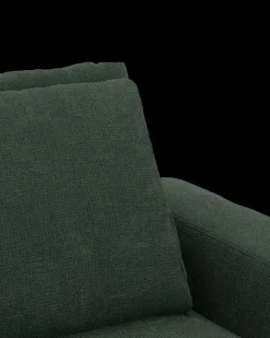 Rio hjørnesofa med pufafslutning venstre og stort hjørne