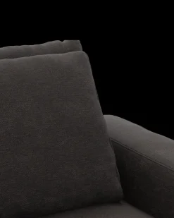 Rio hjørnesofa med pufafslutning venstre og stort hjørne