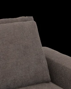 Rio hjørnesofa med pufafslutning venstre og stort hjørne