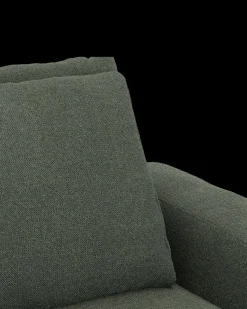 Rio hjørnesofa med pufafslutning venstre og stort hjørne