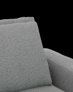 Rio hjørnesofa med pufafslutning venstre og stort hjørne