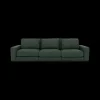 Rio sofa 3 pers. med bredde arme
