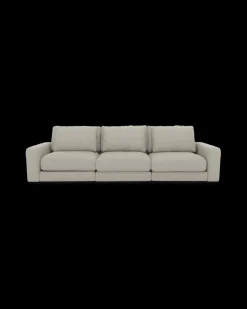 Rio sofa 3 pers. med bredde arme
