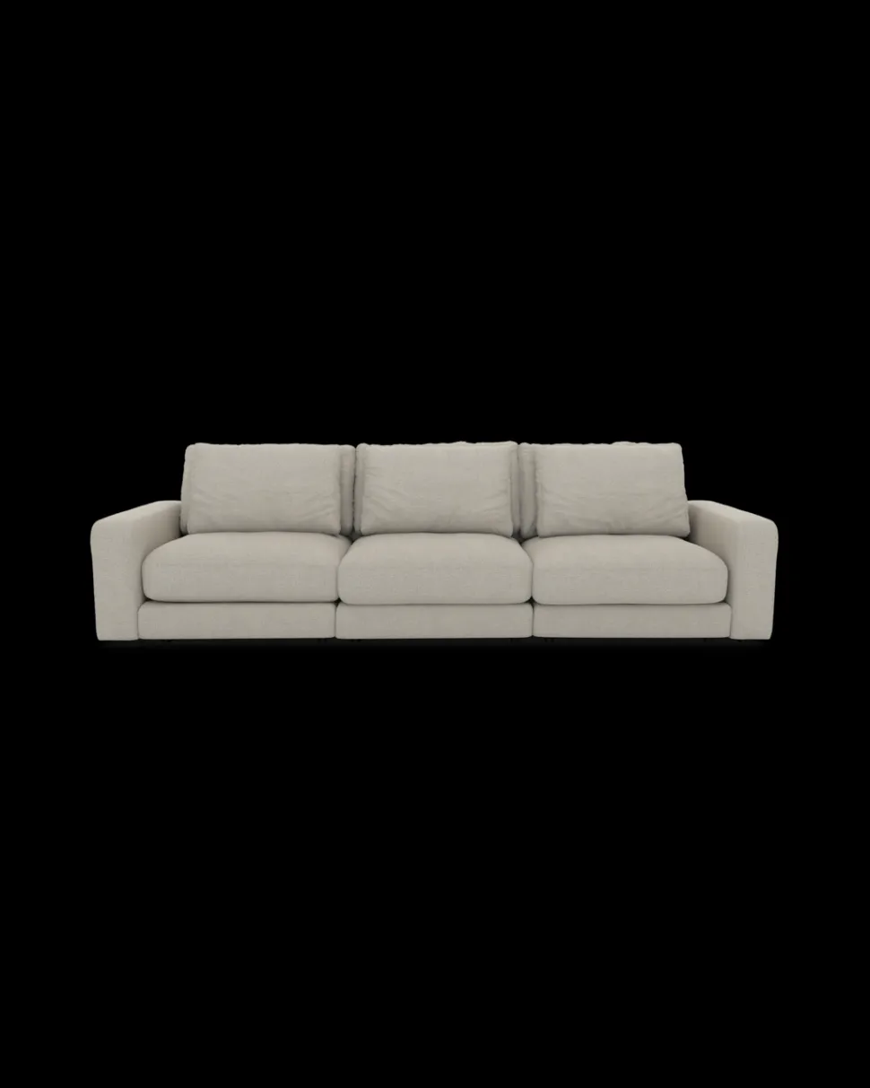 Rio sofa 3 pers. med bredde arme