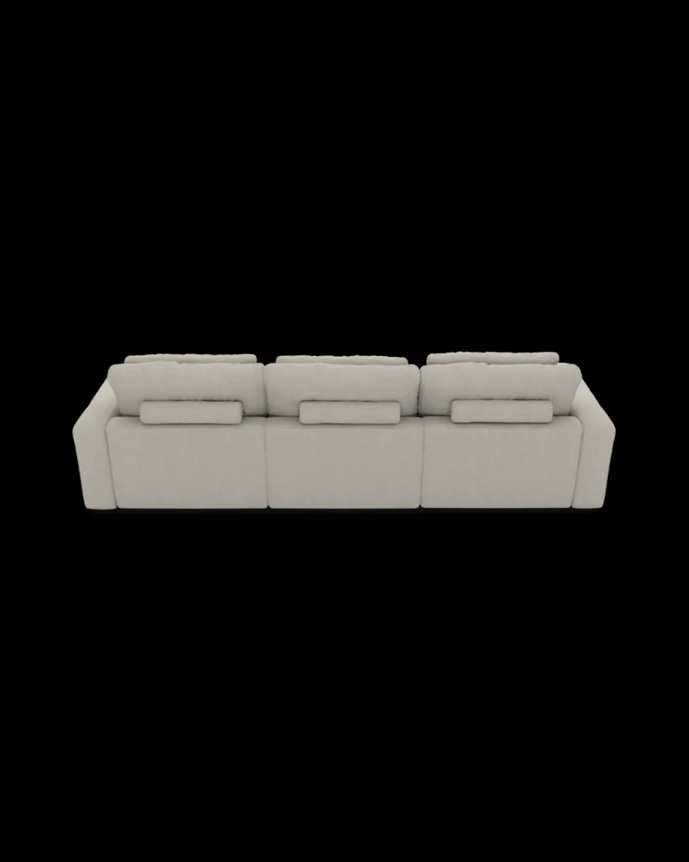 Rio sofa 3 pers. med bredde arme