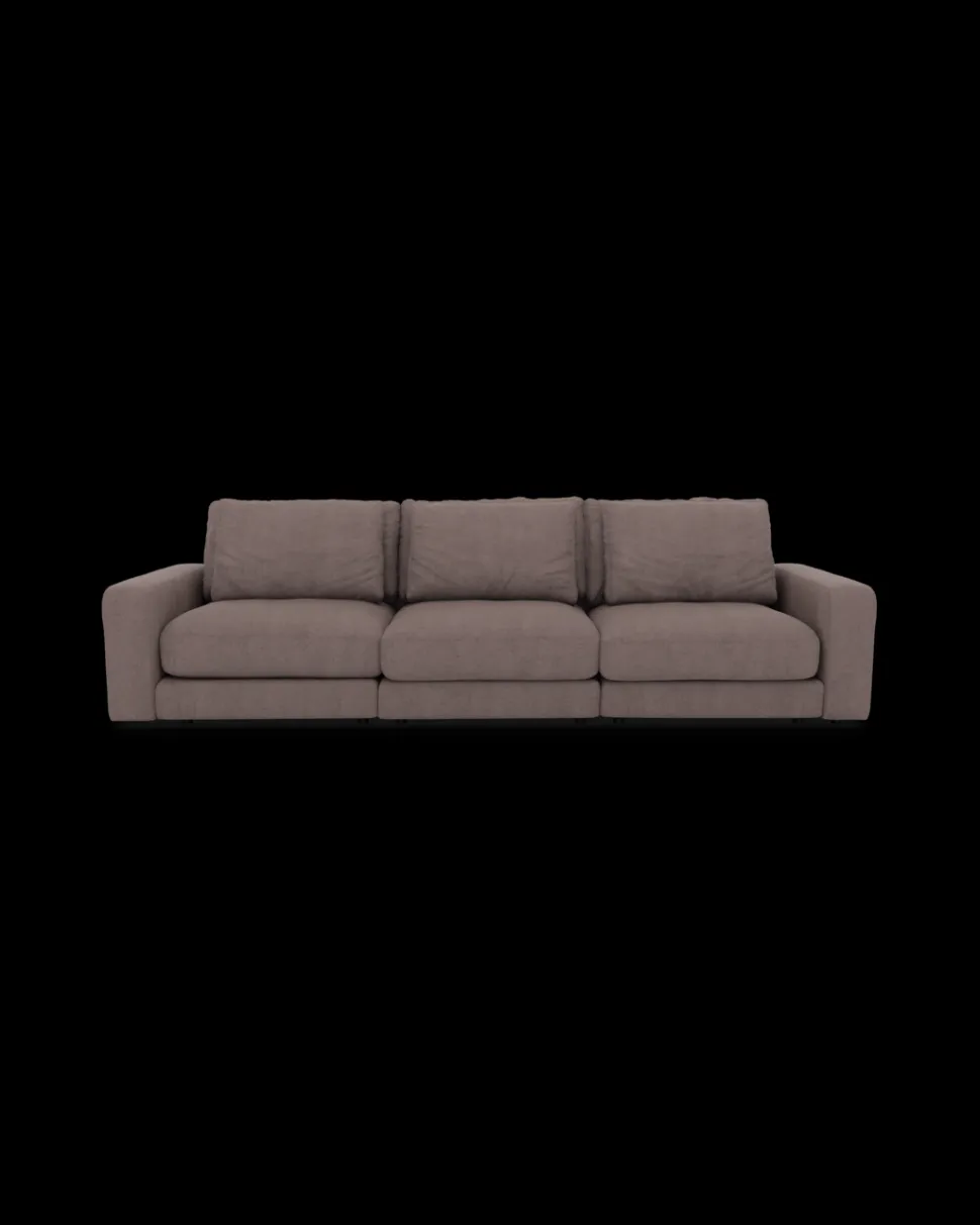 Rio sofa 3 pers. med bredde arme