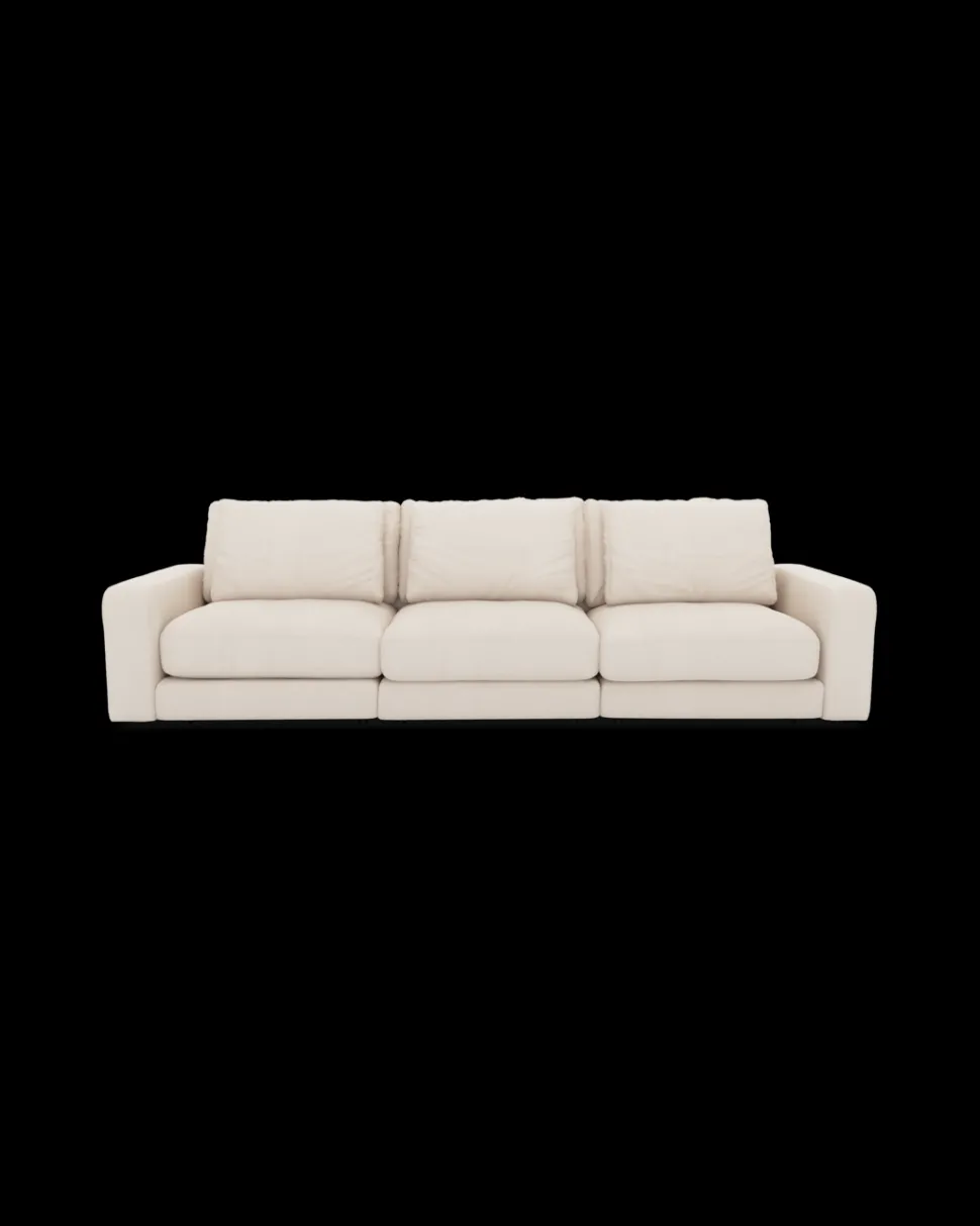 Rio sofa 3 pers. med bredde arme