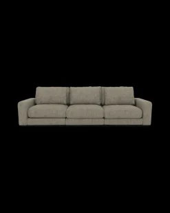 Rio sofa 3 pers. med bredde arme