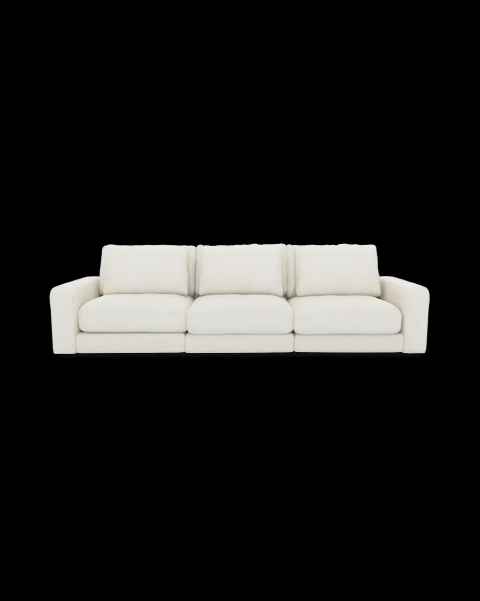 Rio sofa 3 pers. med bredde arme