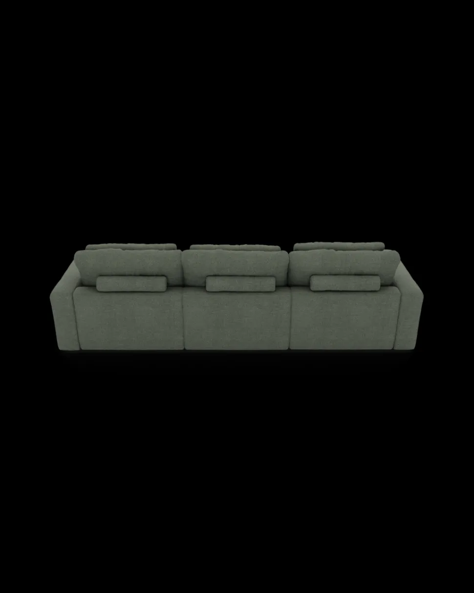 Rio sofa 3 pers. med bredde arme