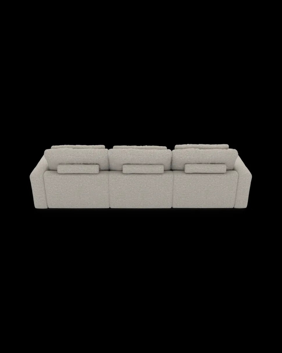 Rio sofa 3 pers. med bredde arme